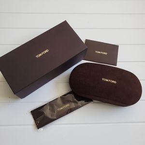 Tom Ford Large Suede Sunglasses Case